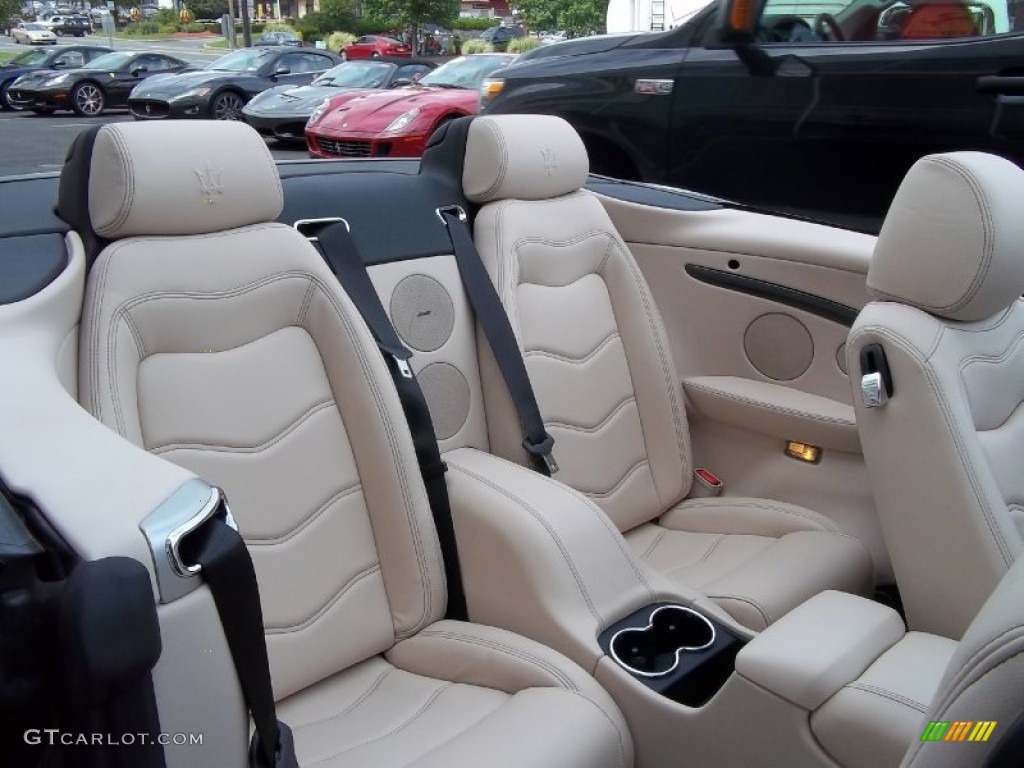 Pearl Beige Interior 2012 Maserati GranTurismo Convertible GranCabrio Sport Photo #54471570