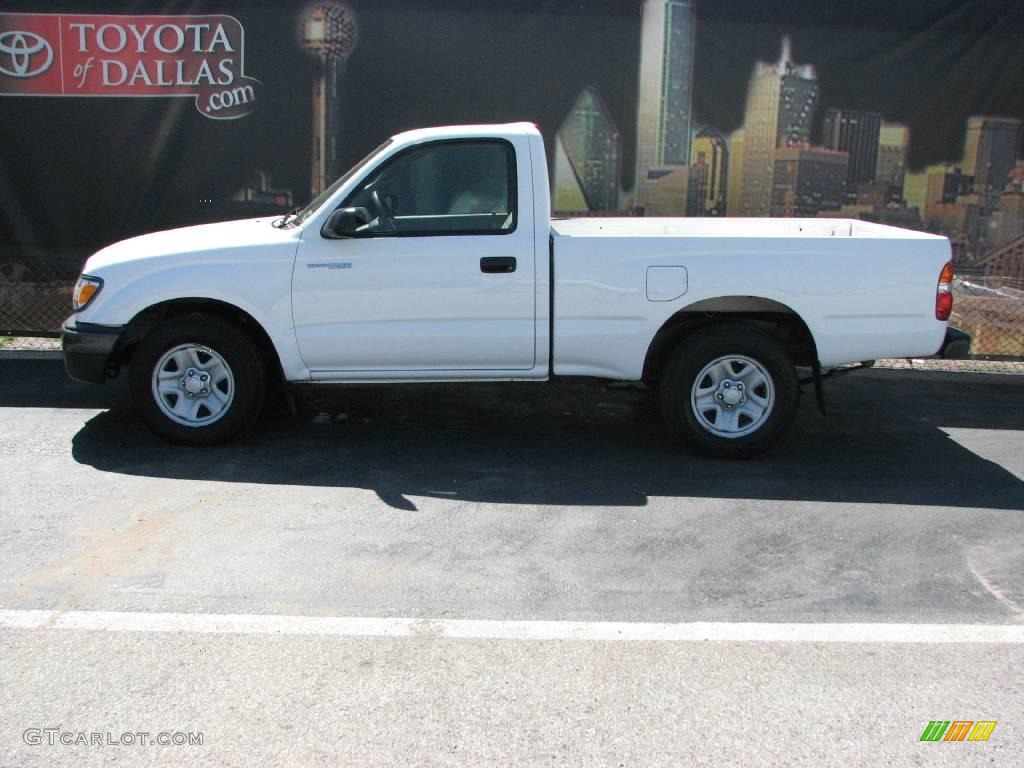 2004 Tacoma Regular Cab - Super White / Oak photo #1