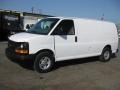 Summit White 2008 Chevrolet Express 1500 Cargo Van Exterior