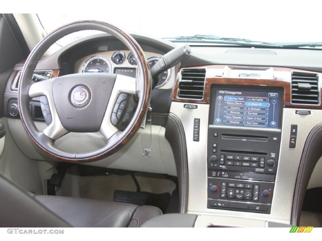 2010 Cadillac Escalade ESV Platinum Cocoa/Light Linen Dashboard Photo #54473025