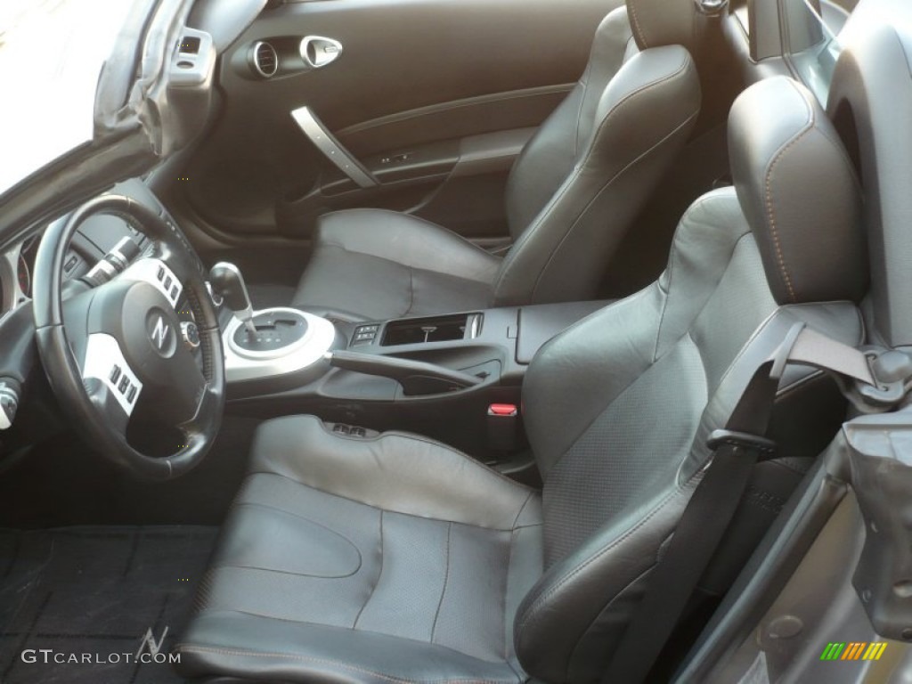Charcoal Interior 2007 Nissan 350Z Touring Roadster Photo #54473190