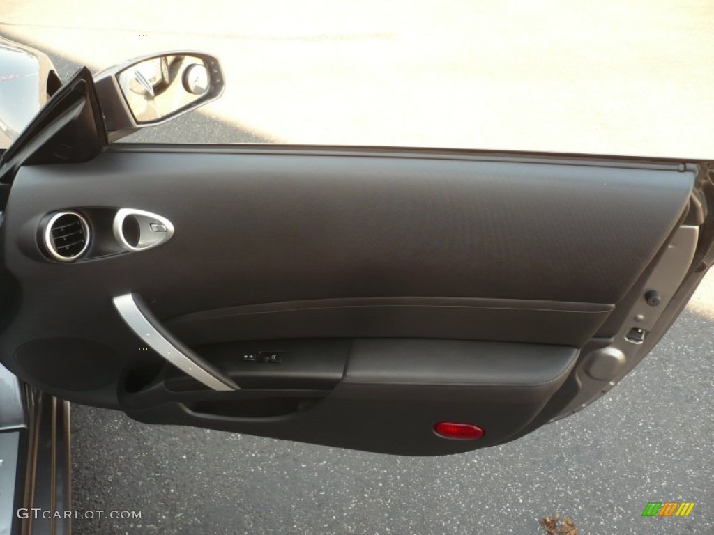 2007 Nissan 350Z Touring Roadster Charcoal Door Panel Photo #54473216