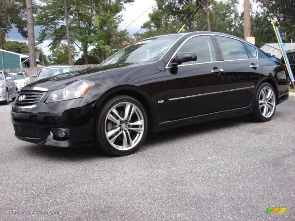 Black Obsidian 2008 Infiniti M 35 S Sedan Exterior Photo #54475539