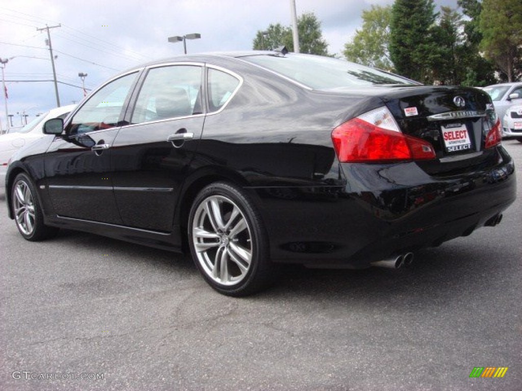 Black Obsidian 2008 Infiniti M 35 S Sedan Exterior Photo #54475553