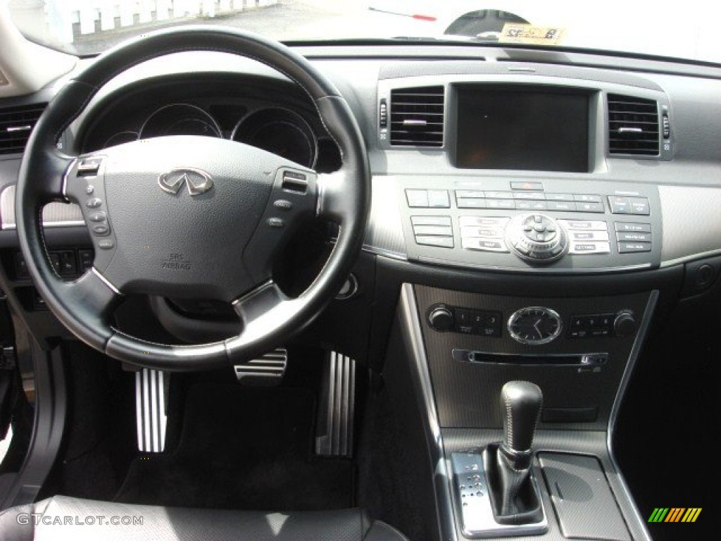 2008 Infiniti M 35 S Sedan Graphite Dashboard Photo #54475617