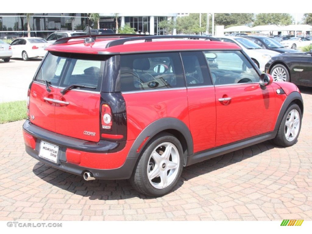 2009 Cooper Clubman - Chili Red / Lounge Carbon Black Leather photo #7