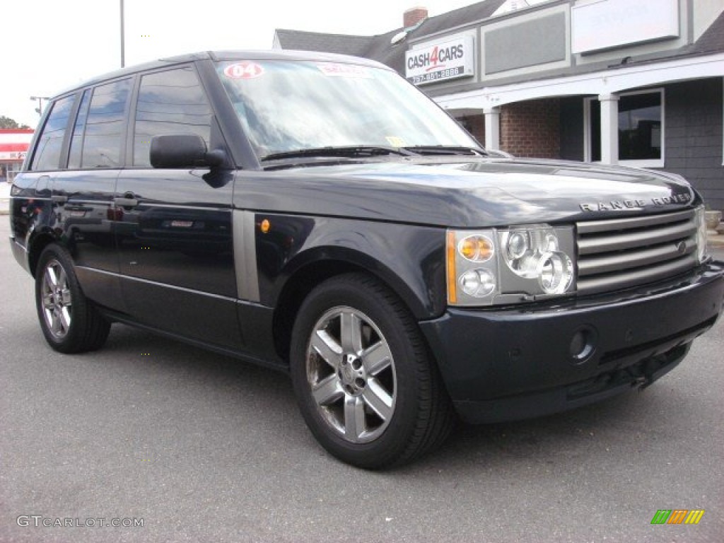 2004 Range Rover HSE - Adriatic Blue Metallic / Sand/Jet Black photo #7