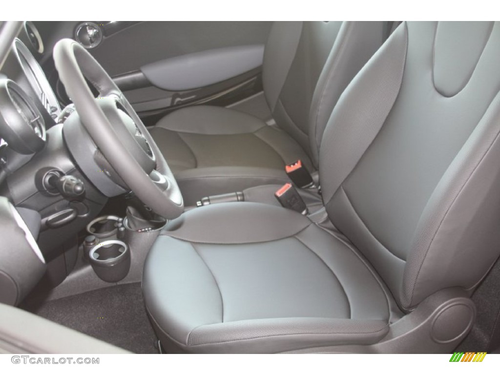 Carbon Black Interior 2012 Mini Cooper Hardtop Photo #54477554