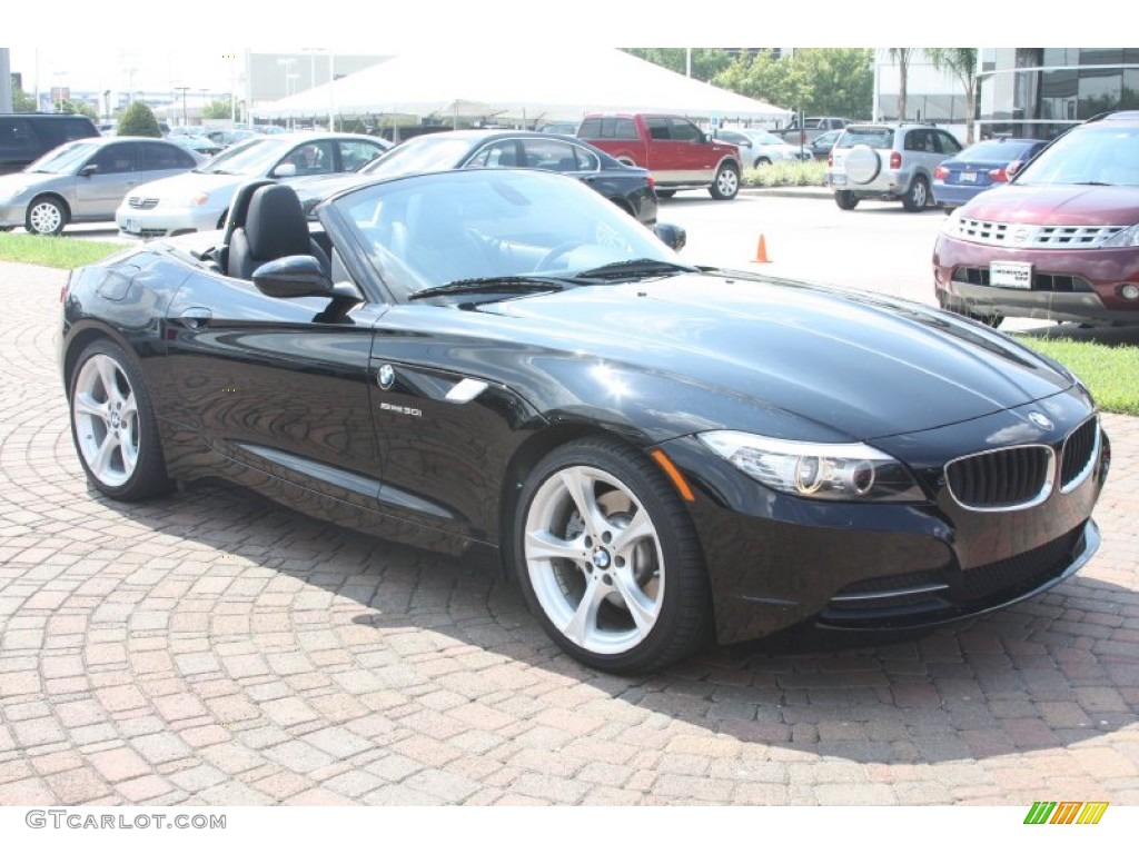 2011 Z4 sDrive30i Roadster - Jet Black / Black photo #5