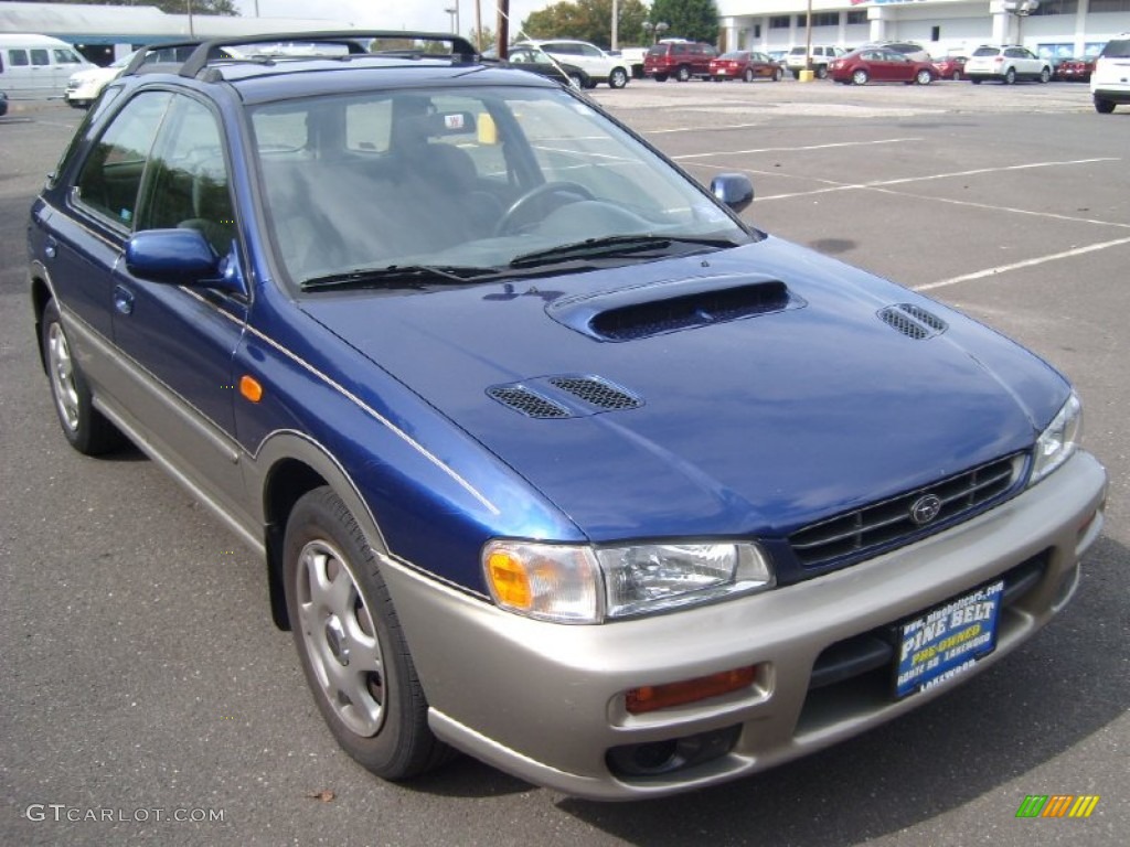 2001 Impreza Outback Sport Wagon - Blue Ridge Pearl / Gray photo #3