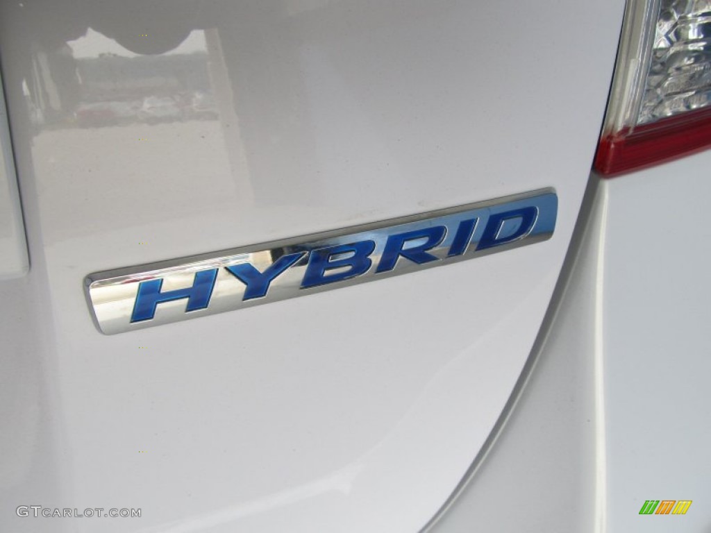 2010 Insight Hybrid EX - Spectrum White Pearl / Gray photo #4