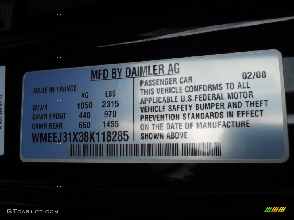 2008 fortwo passion coupe - Blue Metallic / Grey photo #26