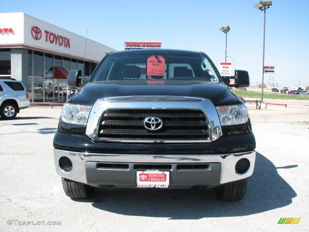 2007 Tundra SR5 Double Cab - Black / Graphite Gray photo #3