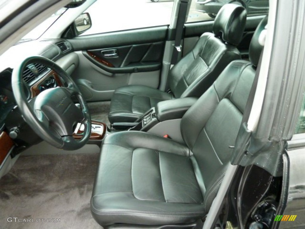 Black Interior 2001 Subaru Outback Limited Sedan Photo #54479996