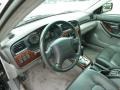 Black 2001 Subaru Outback Limited Sedan Interior Color