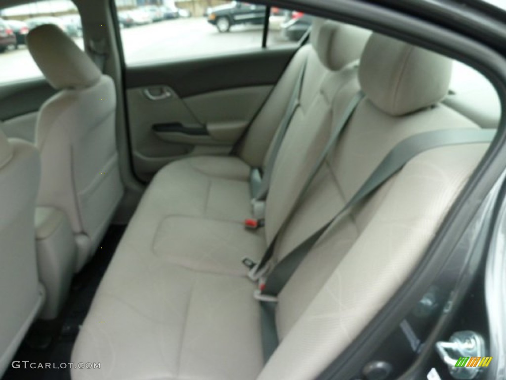 Gray Interior 2012 Honda Civic LX Sedan Photo #54480314