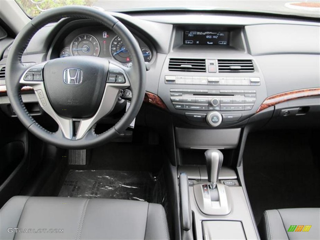 2012 Honda Accord Crosstour EX-L Black Dashboard Photo #54480479