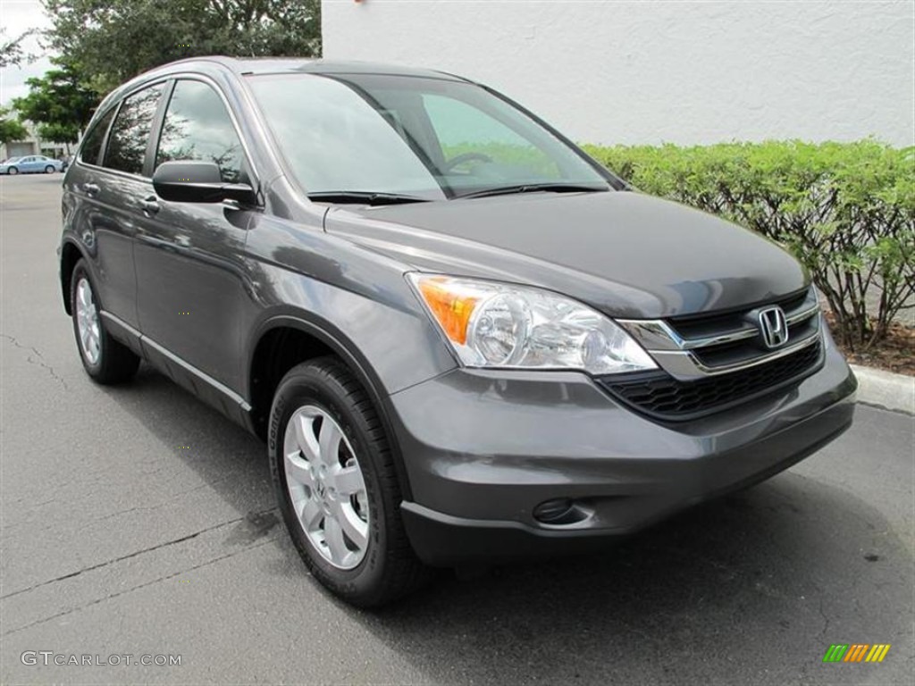 Polished Metal Metallic 2011 Honda CR-V SE 4WD Exterior Photo #54480545