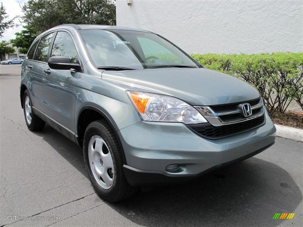 2011 CR-V LX - Opal Sage Metallic / Ivory photo #1