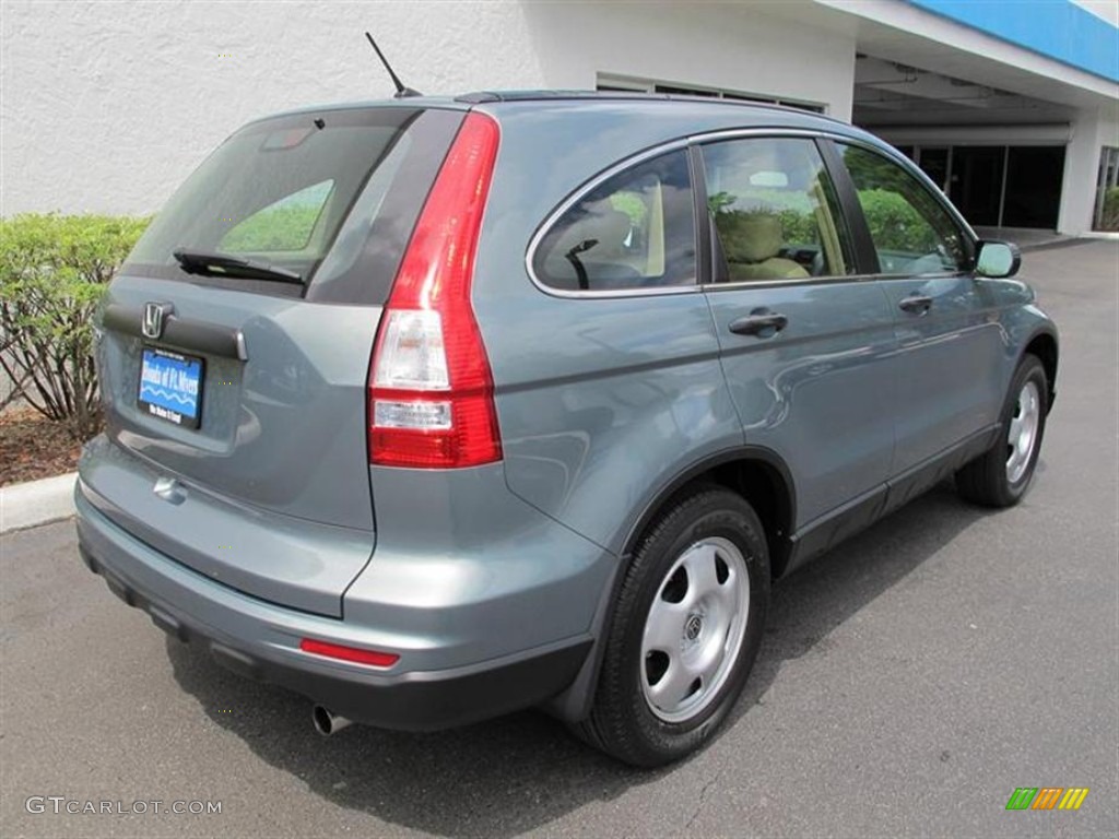 2011 CR-V LX - Opal Sage Metallic / Ivory photo #3