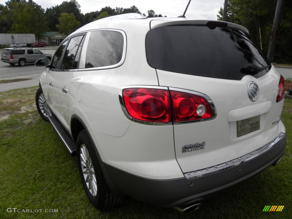 2010 Enclave CXL - White Opal / Ebony/Ebony photo #16