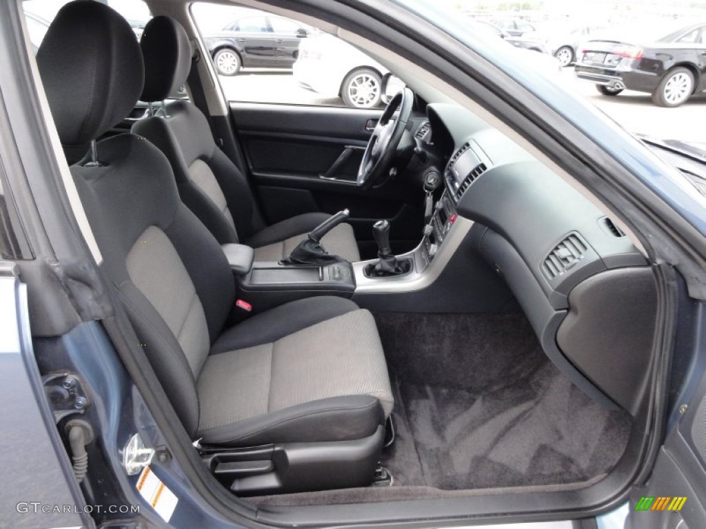 Charcoal Tweed Cloth Interior 2005 Subaru Legacy 2.5 GT Sedan Photo #54483701