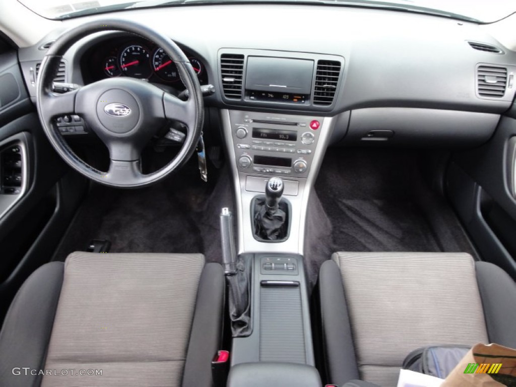 Charcoal Tweed Cloth Interior 2005 Subaru Legacy 2 5 Gt