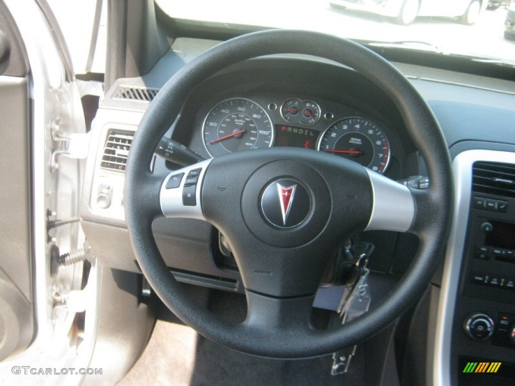 2009 Pontiac Torrent Standard Torrent Model Ebony Steering Wheel Photo #54483824
