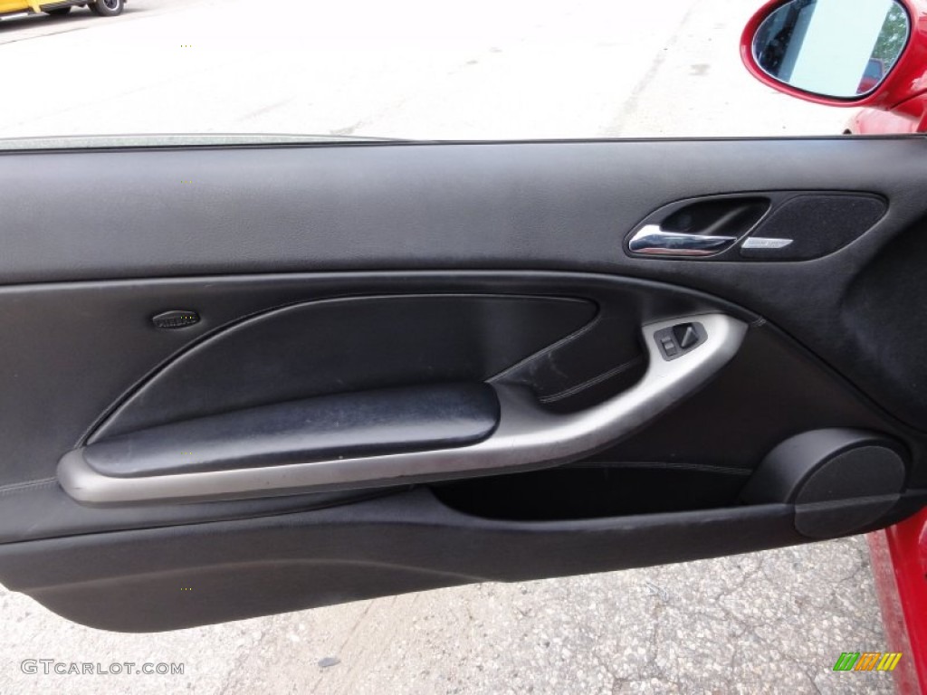 2002 BMW M3 Coupe Black Door Panel Photo #54484097