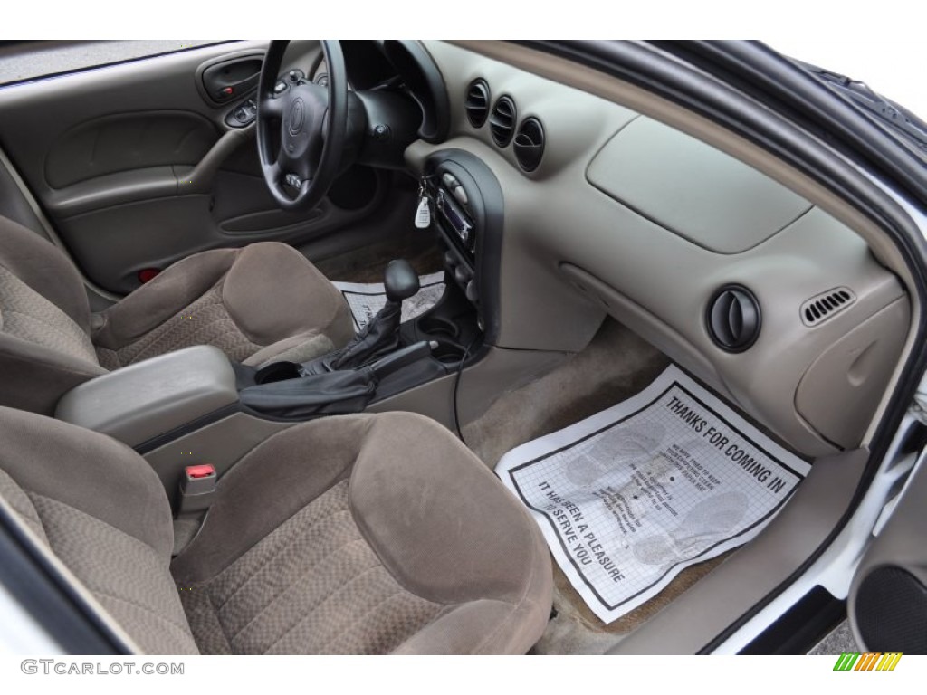 Dark Taupe Interior 2002 Pontiac Grand Am SE Sedan Photo #54484277