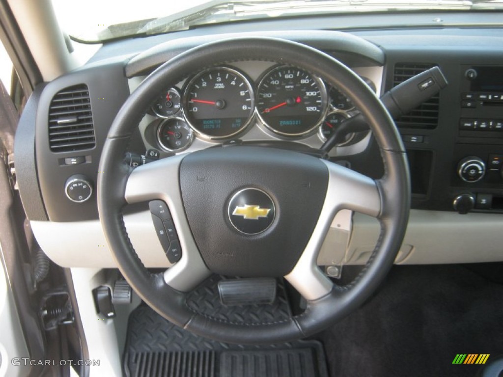 2011 Silverado 1500 LT Crew Cab - Taupe Gray Metallic / Light Titanium/Ebony photo #10