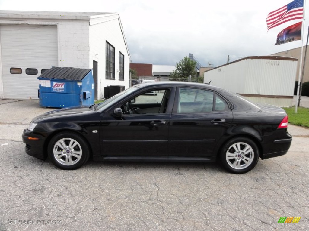 Black 2007 Saab 9-3 2.0T Sport Sedan Exterior Photo #54484976