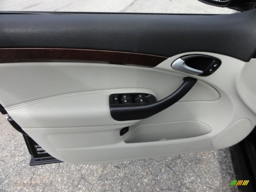 2007 Saab 9-3 2.0T Sport Sedan Parchment Door Panel Photo #54485003