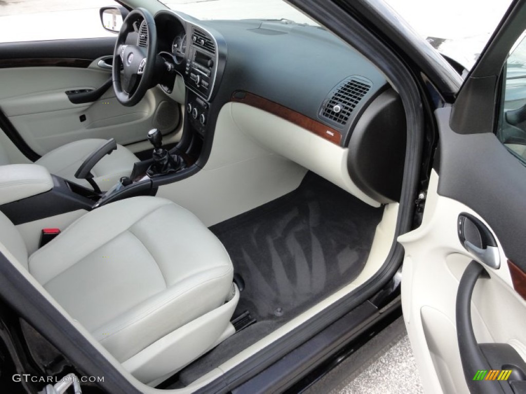 Parchment Interior 2007 Saab 9-3 2.0T Sport Sedan Photo #54485036