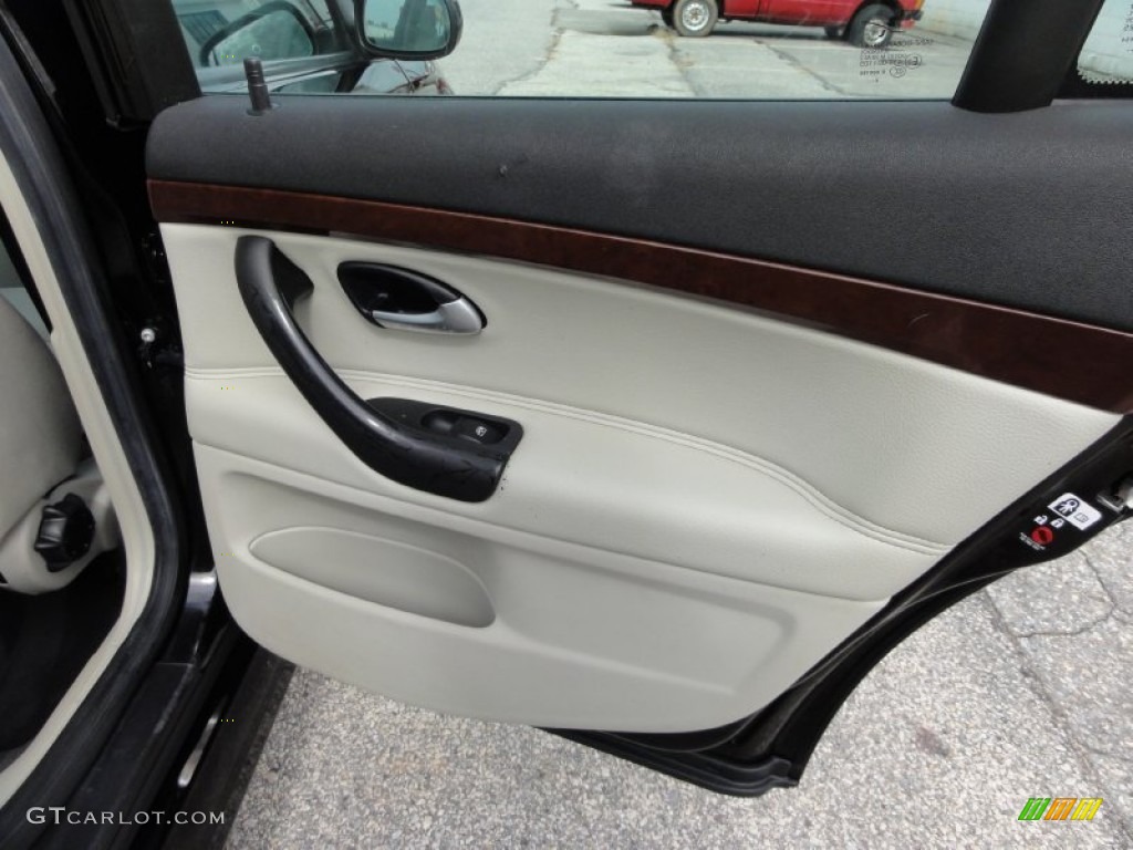 2007 Saab 9-3 2.0T Sport Sedan Parchment Door Panel Photo #54485111