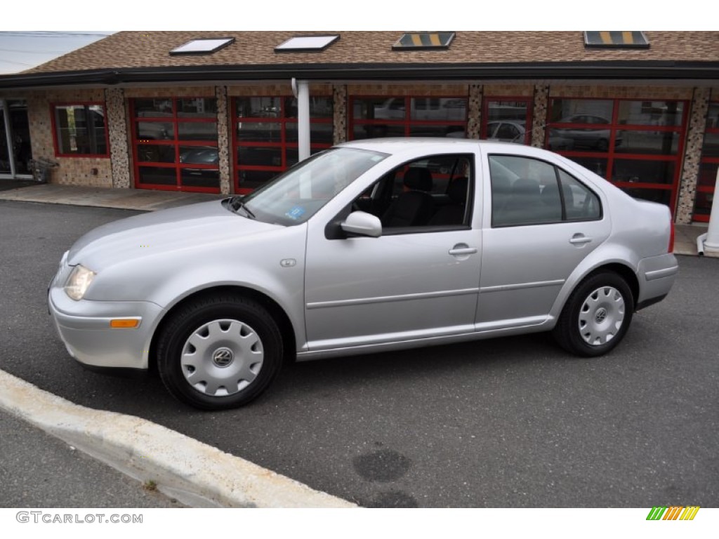 2001 Jetta GL Sedan - Silver Arrow Metallic / Black photo #23