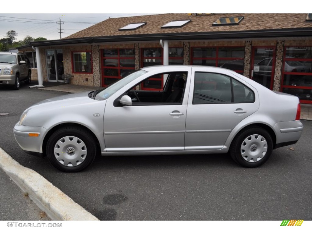 2001 Jetta GL Sedan - Silver Arrow Metallic / Black photo #28