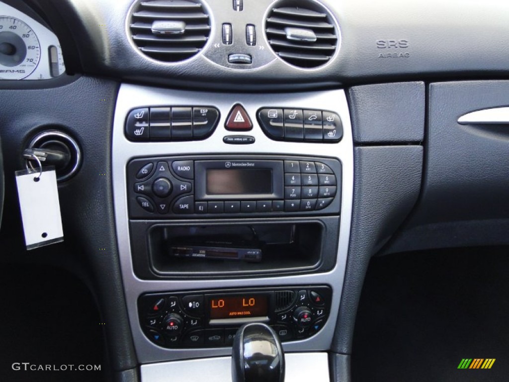 2004 CLK 55 AMG Cabriolet - Brilliant Silver Metallic / Charcoal photo #19