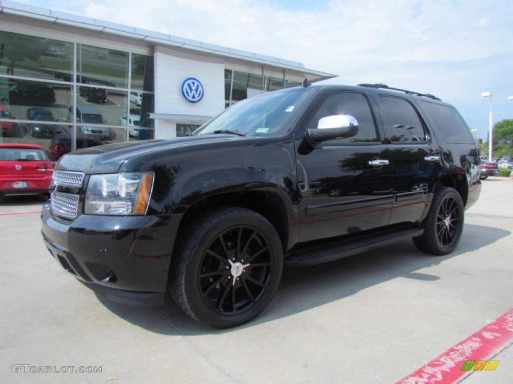 2007 Tahoe LTZ - Black / Light Cashmere/Ebony photo #1