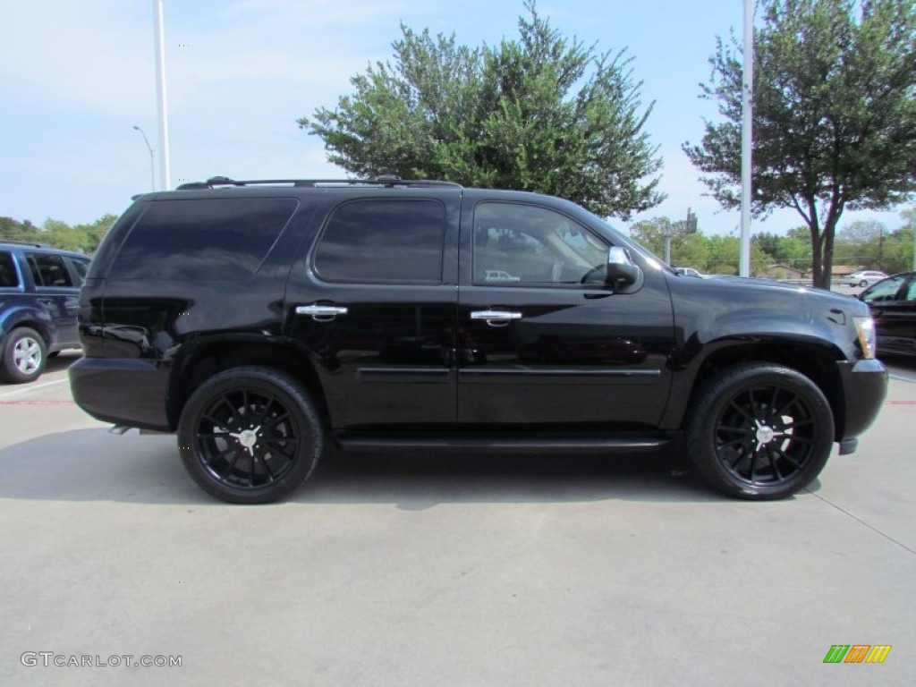2007 Tahoe LTZ - Black / Light Cashmere/Ebony photo #6