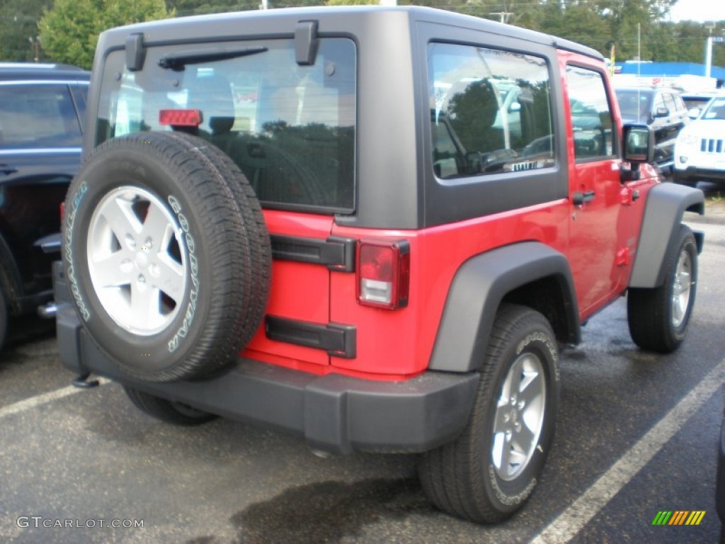 2011 Wrangler Sport S 4x4 - Flame Red / Black photo #2
