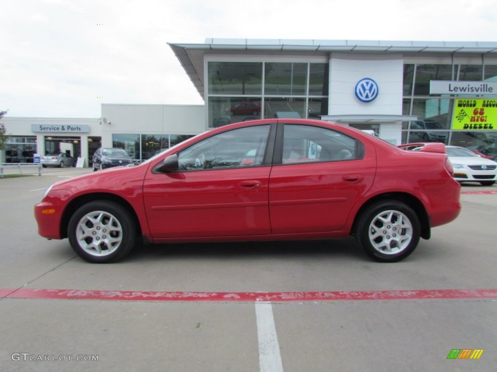 2002 Neon SXT - Flame Red / Dark Slate Gray photo #2