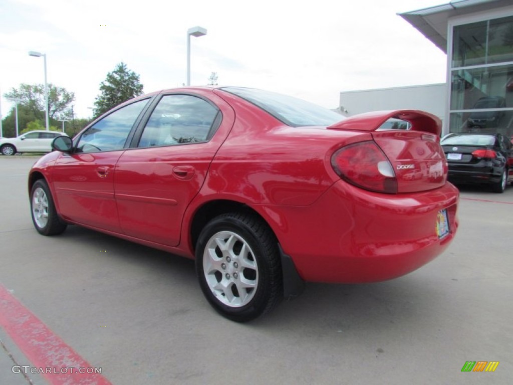 2002 Neon SXT - Flame Red / Dark Slate Gray photo #3