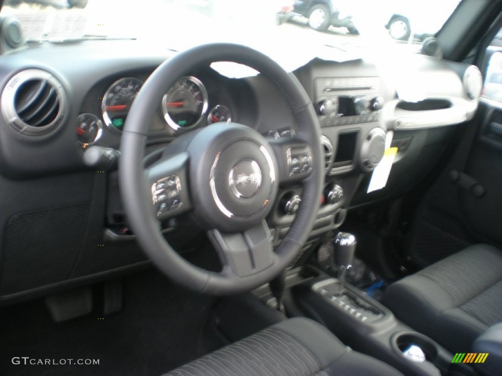 2011 Wrangler Sport 4x4 - Black / Black photo #3