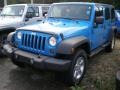 2011 Cosmos Blue Jeep Wrangler Unlimited Sport 4x4  photo #1