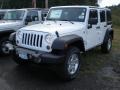 2012 Bright White Jeep Wrangler Unlimited Sport S 4x4  photo #1