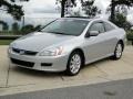 2007 Alabaster Silver Metallic Honda Accord EX V6 Coupe  photo #10