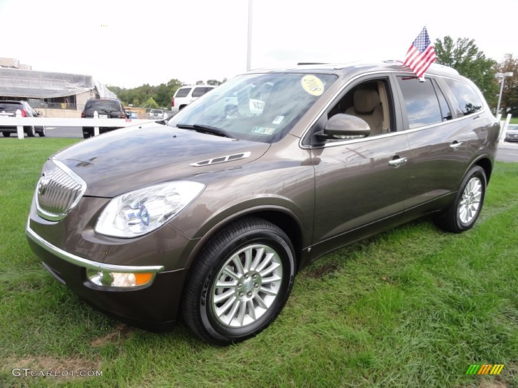 2008 Enclave CXL AWD - Cocoa Metallic / Cashmere/Cocoa photo #2