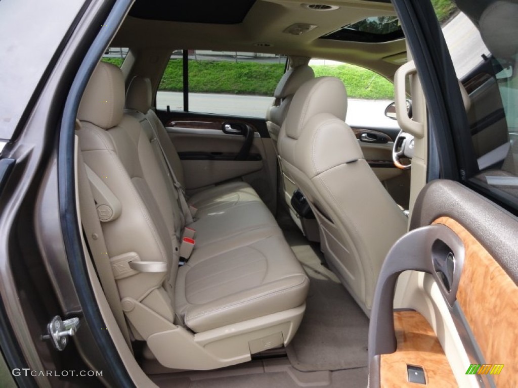 2008 Enclave CXL AWD - Cocoa Metallic / Cashmere/Cocoa photo #22