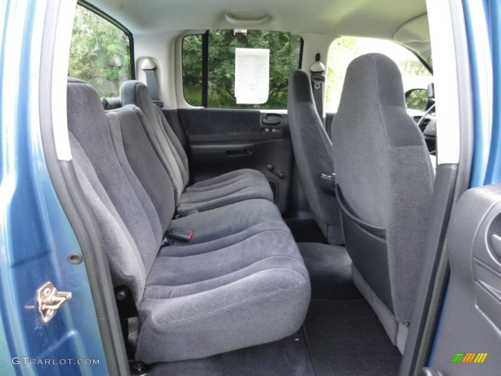 Dark Slate Gray Interior 2004 Dodge Dakota SXT Quad Cab 4x4 Photo #54491978